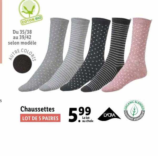 Chaussette LIDL - Taille 39-42 - Edition Limitée Collector