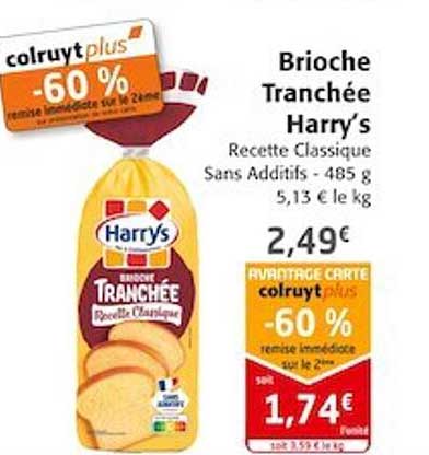 LEMON BRIOCHE SLICED LOAF | EuroClassic