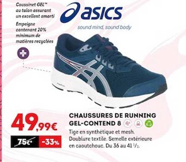 promo asics running