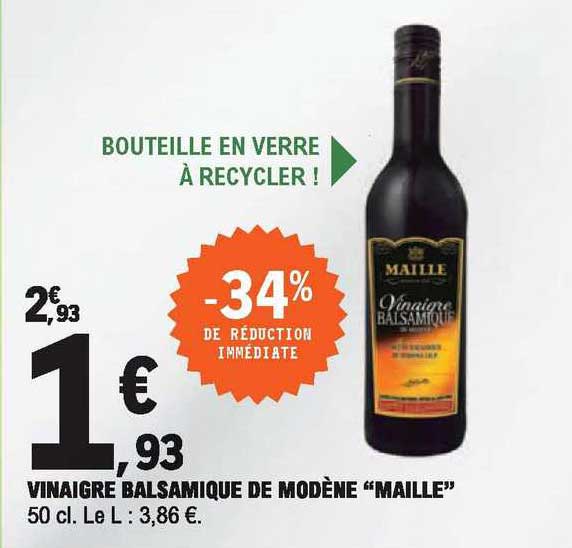 Promo Crème de Vinaigre Balsamique Classique chez E.Leclerc
