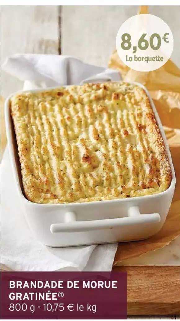 Promo Brandade De Morue Gratinée chez Intermarché - iCatalogue.fr