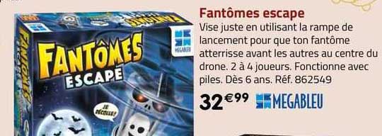 Promo Megableu fantome escape chez Auchan