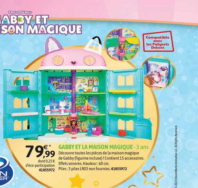 Gabby et la maison magique - Peluche Kitty Fairy chat - 25 cm