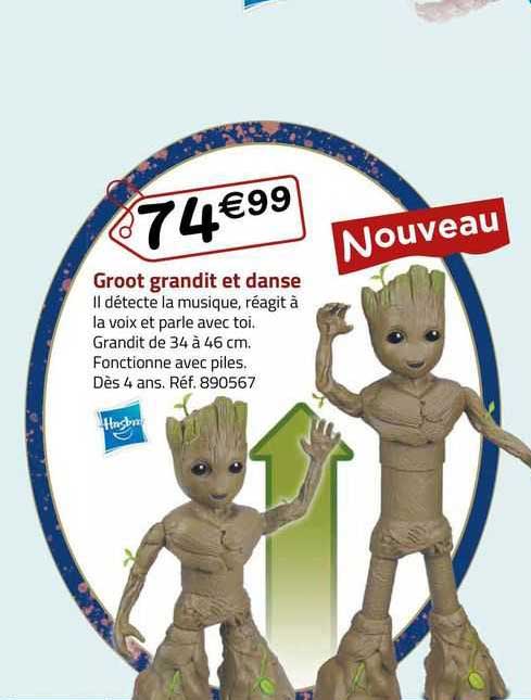 I Am Groot grandit et danse - Marvel studios - La Grande Récré
