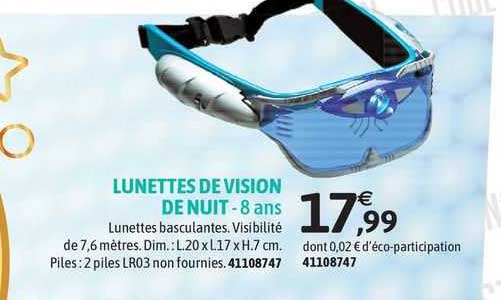 Promo Lunettes De Vision De Nuit - 8 Ans chez JouéClub 