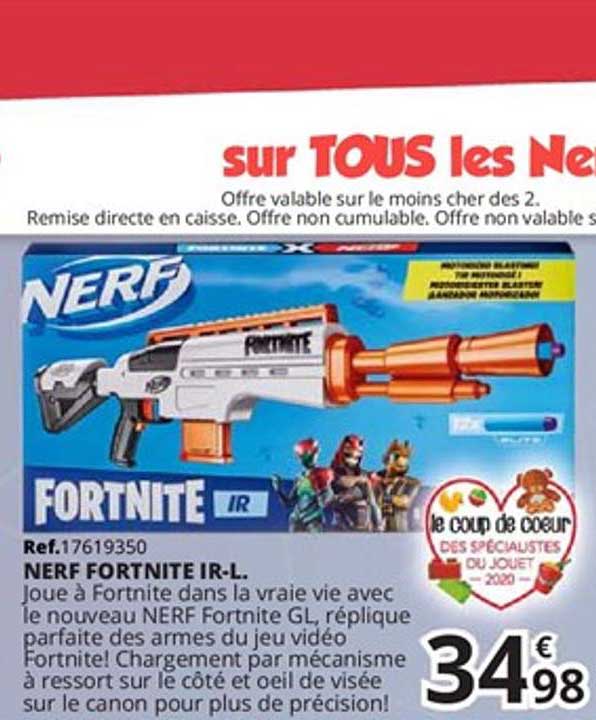 Offre Nerf Fortnite Ir L Chez Maxi Toys