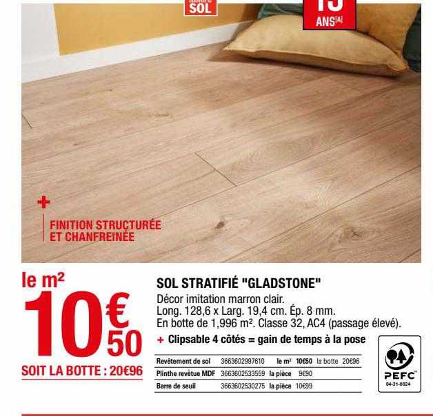 Sol Stratifie Brico Depot