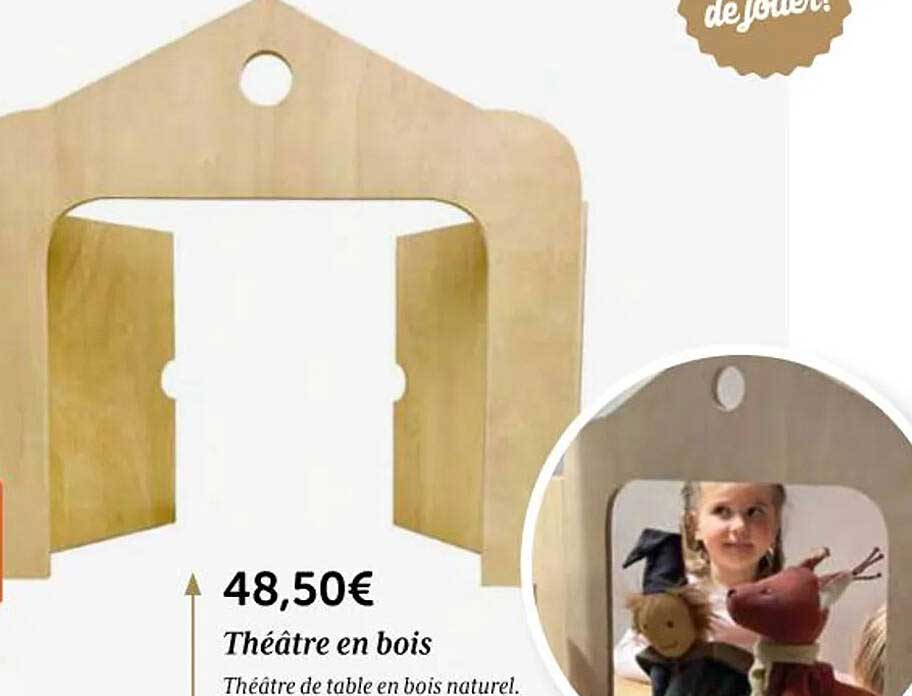 Maisonnette Enfant 4En1 En Bois Et Tissu Cabane À 4 Faces Théâtre De Maisonnette Enfant 4En1 En Bois Et Tissu Cabane À 4 Faces Théâtre De