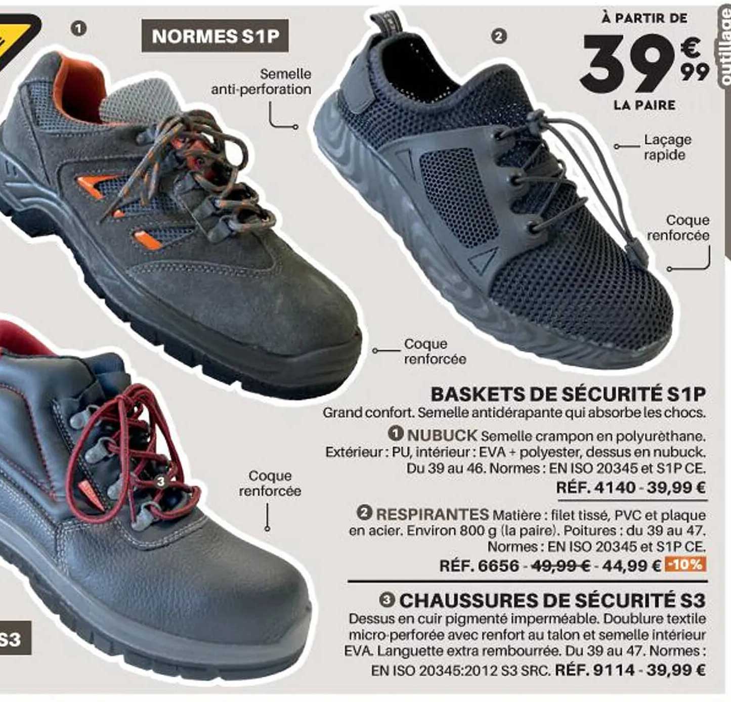 Promo Pantalon De Travail Homme Parkside Chaussures De S curit S3 En 