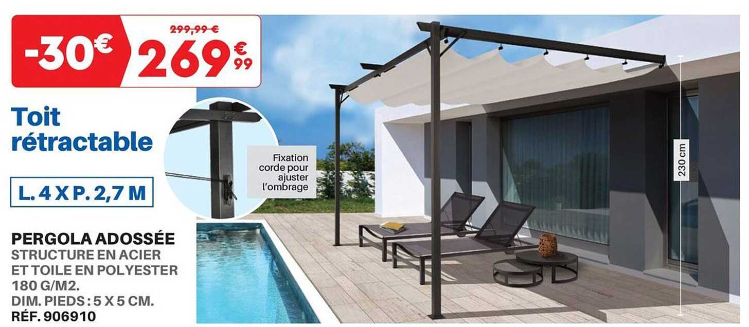 Pergola Adossee Brico Depot