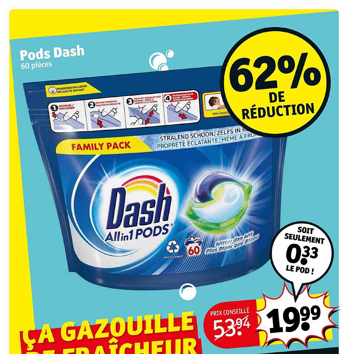 Promo Pods Dash chez Kruidvat iCatalogue.fr