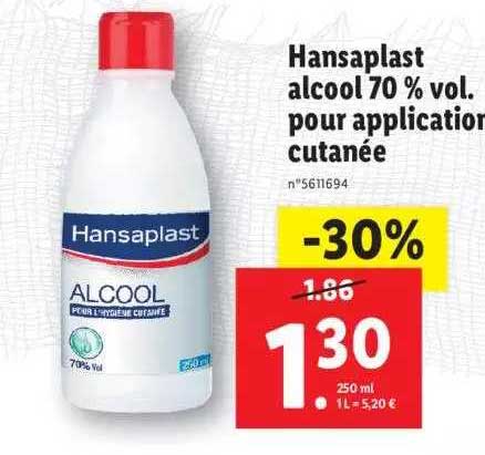 Hansaplast Alcool 70 %, 250 ml