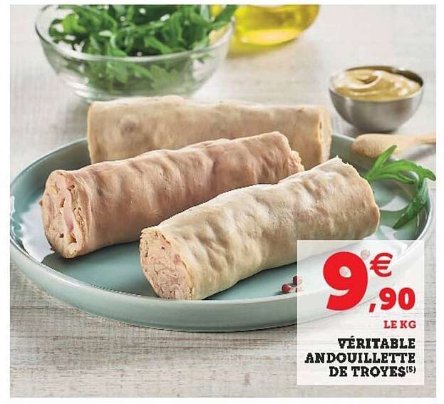 Promo Véritable Andouillette De Troyes chez Hyper U iCatalogue.fr