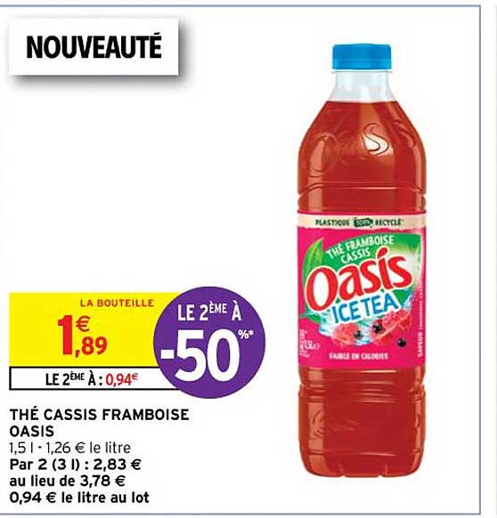 Oasis Ice Tea Framboise