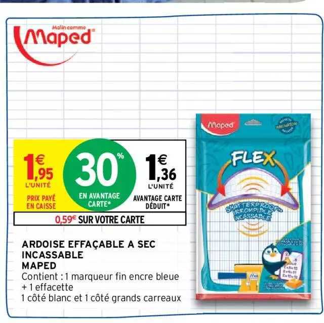 ARDOISE MAPED EFFACABLE A SEC INCASSABLE REF 583510 main image 0