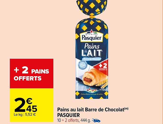 Offre Pains Au Chocolat Chabrior chez Intermarche Hyper