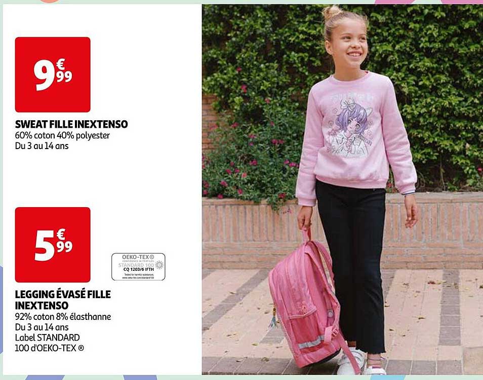 Legging hotsell fille auchan