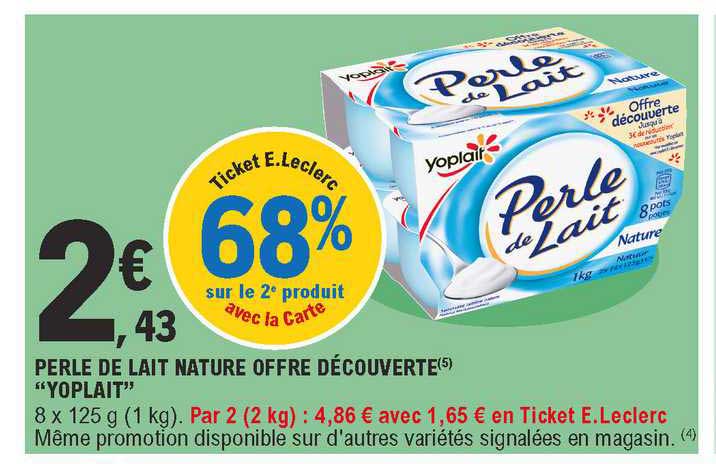 Offre Lait De Croissance Guigoz Chez E Leclerc