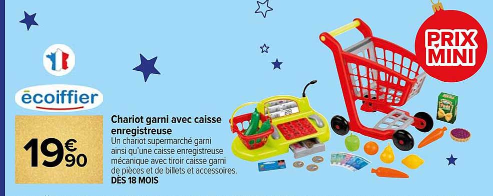 Chariot supermarché Écoiffier : Comparateur, Avis, Prix