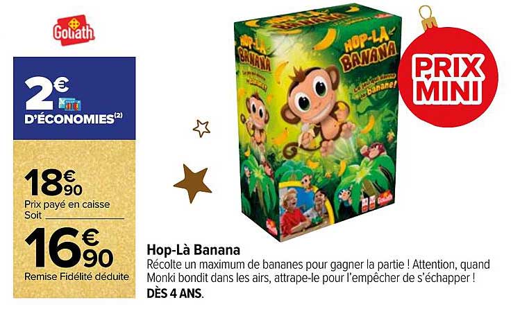 Promo Goliath hippo rigolo chez Cora