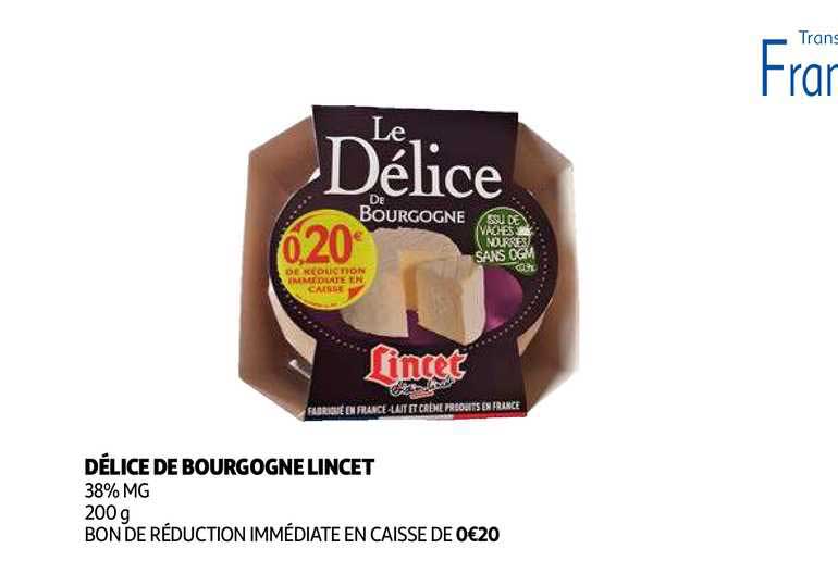 Promo Délice De Bourgogne Lincet Chez Auchan - ICatalogue.fr