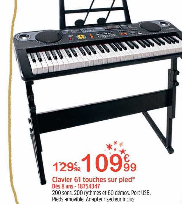 Housse De Transport Pour Clavier 61 Touches – Tissu Oxford 600D, Dimensions 105 X 45 Cm | Rembourrée, Pochettes Externes, Bandoulière Incluse