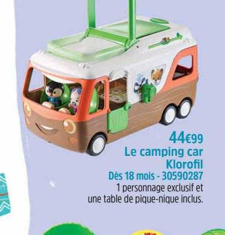 Promo Le Camping Car Klorofil chez Maxi Toys 