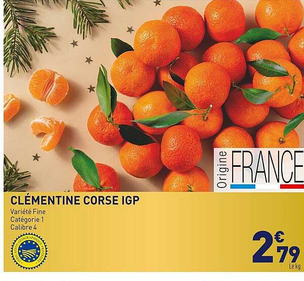 Promo Clémentine Corse Igp Chez Grand Frais Icataloguefr 