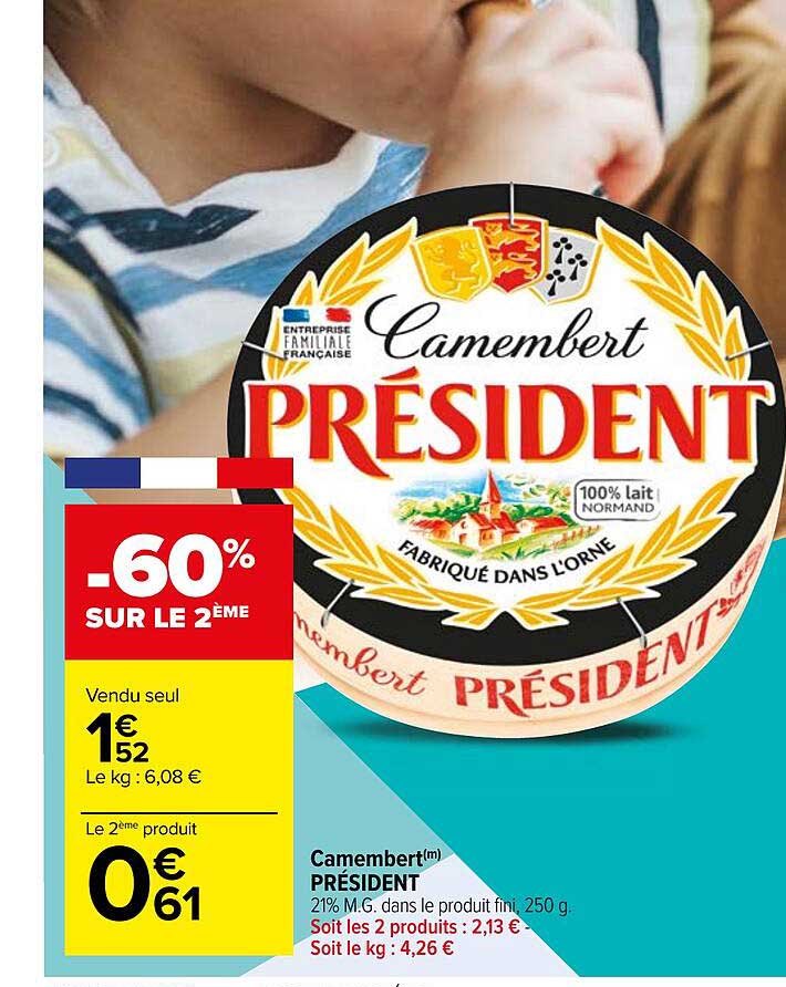 Carrefour Camembert Président