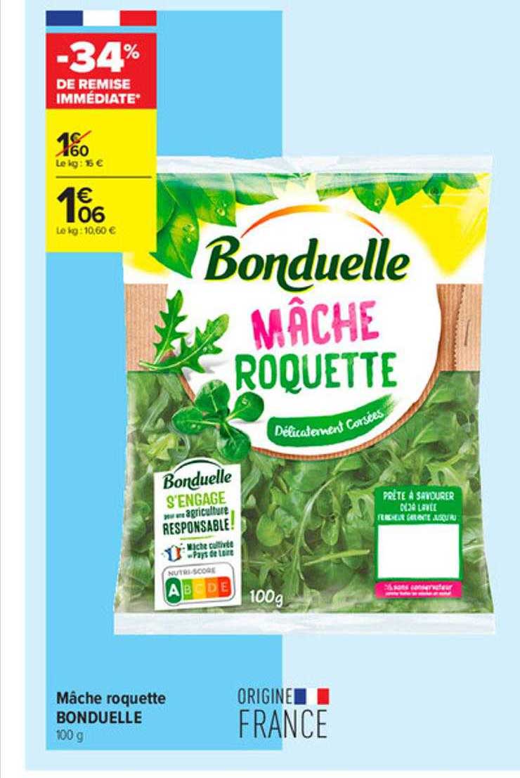 Roquette - Bonduelle - 100 g