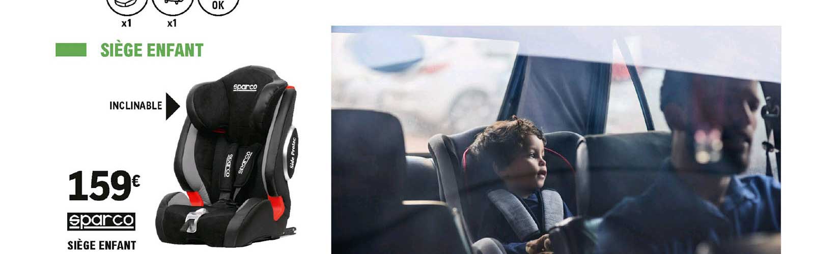 Offre Siege Enfant Sparco Chez E Leclerc L Auto