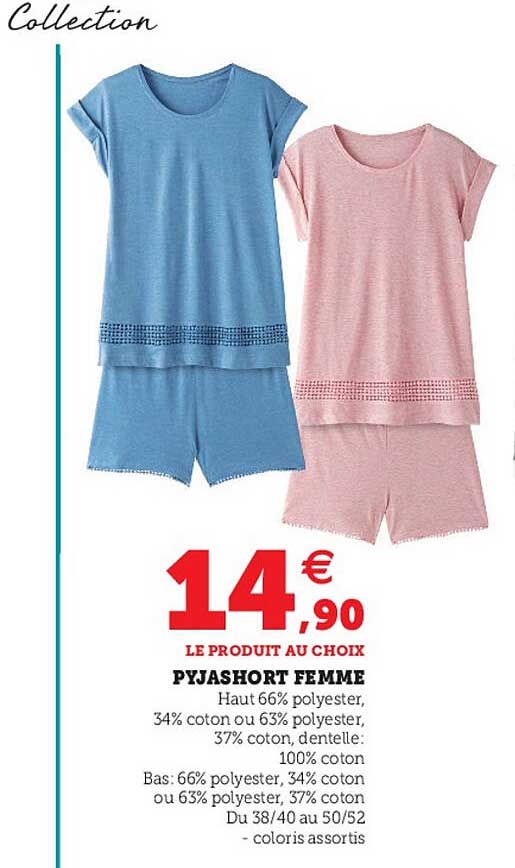 Lot De 10 Pyjamas Courts (pyjashort) Pour Femme - Taille Unique - Multicouleur - Pour Revendeurs Ou Stock Personnel