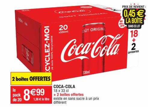 Offre Cocacola chez Migros France