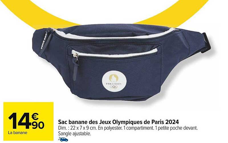 Sac tonneau en toile pour les Jeux olympiques de Paris 2024