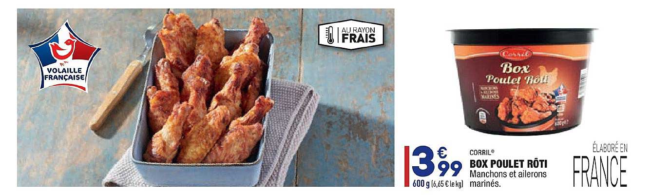 Promo Box Poulet R Ti Corril Chez Aldi Icatalogue Fr