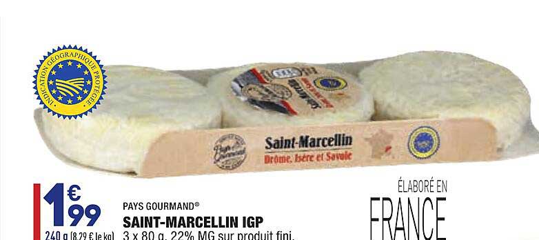 Promo Saint Marcellin Igp Pays Gourmand Chez Aldi Icataloguefr 