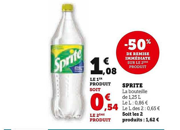 Promo Sprite chez Super U - iCatalogue.fr