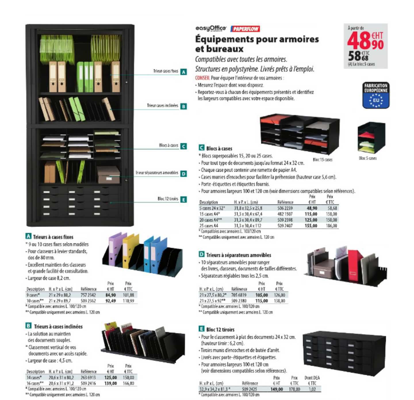 Promo équipement Pour Armoires Et Bureaux chez Office Depot