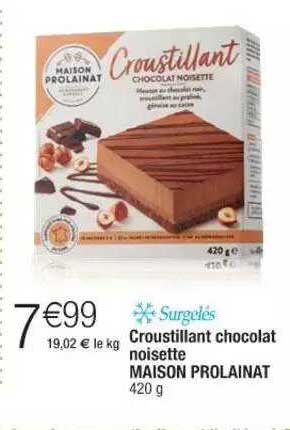 Promotion Cora Dégustation Croustillant Chocolat Noisettes, Lot de