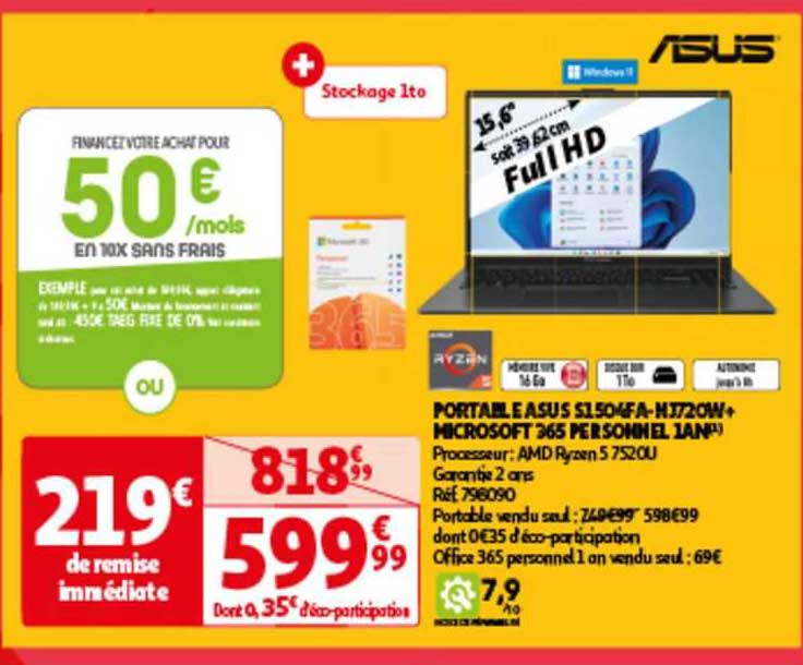 Auchan Ordinateur Portable Promotion