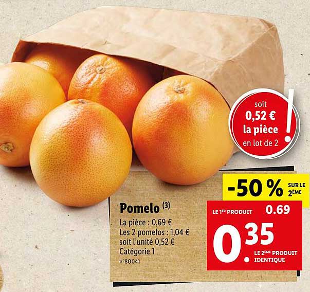 Promo Pomelo chez Lidl iCatalogue.fr