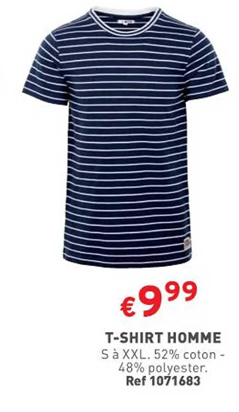 Promo T-shirt Homme S à Xxl chez Trafic