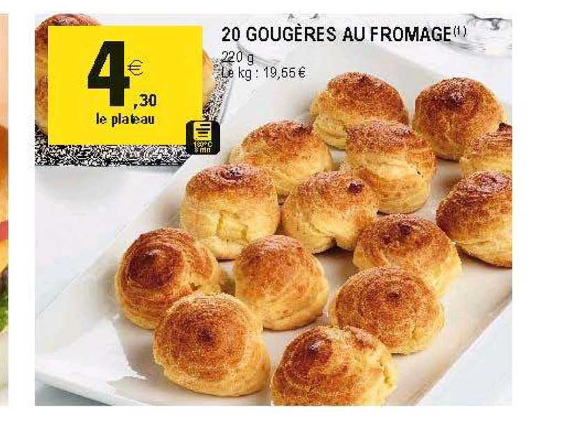 Promo 20 Gougères Au Fromage chez E.Leclerc - iCatalogue.fr