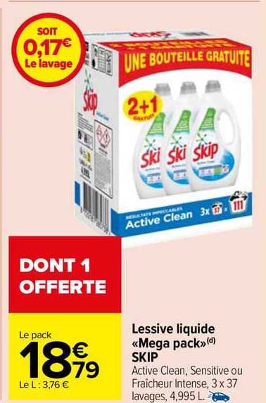 Promo Lessive Liquide