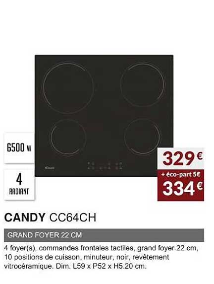 Promo Candy Cc64ch chez Copra - iCatalogue.fr