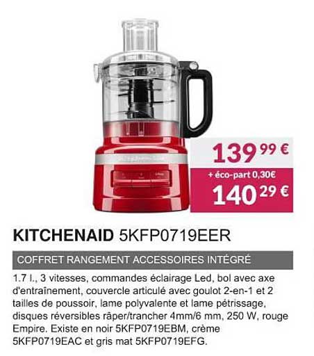 Offre Kitchenaid 5kfp0719eer chez Copra