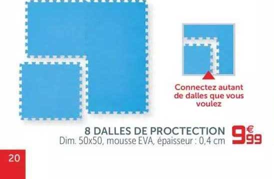 Offre 8 Dalles De Protection Chez Gifi