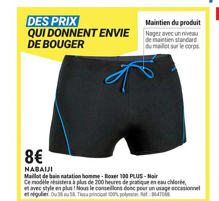 Boxer De Bain Homme Léger - Nylon élasthanne, Coupe Sexy, Idéal Plage Et Piscine, Taille M Rose