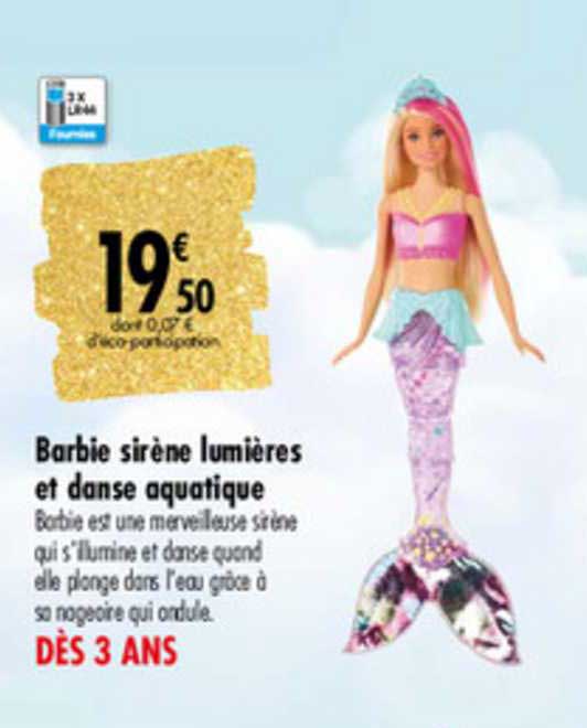 barbie sirene aquatique