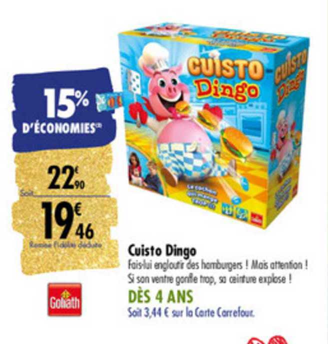 Cuisto Dingo à Prix Carrefour